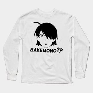 Bakemonogatari Bakemono? Araraig Koyomi Long Sleeve T-Shirt